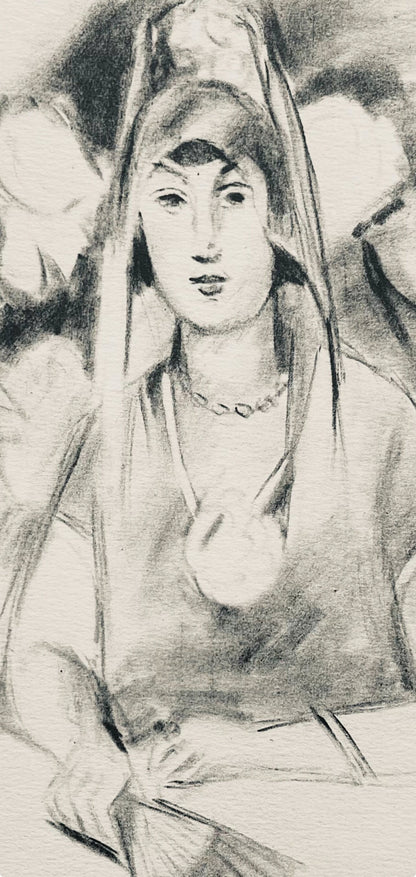 Henri Matisse, Composition (Dutel 3), Dessins De Henri-Matisse, Lithograph