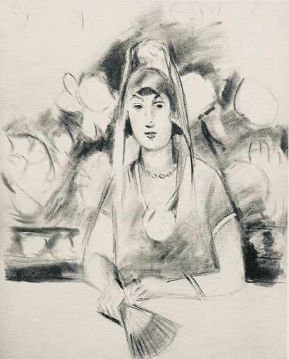 Henri Matisse, Composition (Dutel 3), Dessins De Henri-Matisse, Lithograph