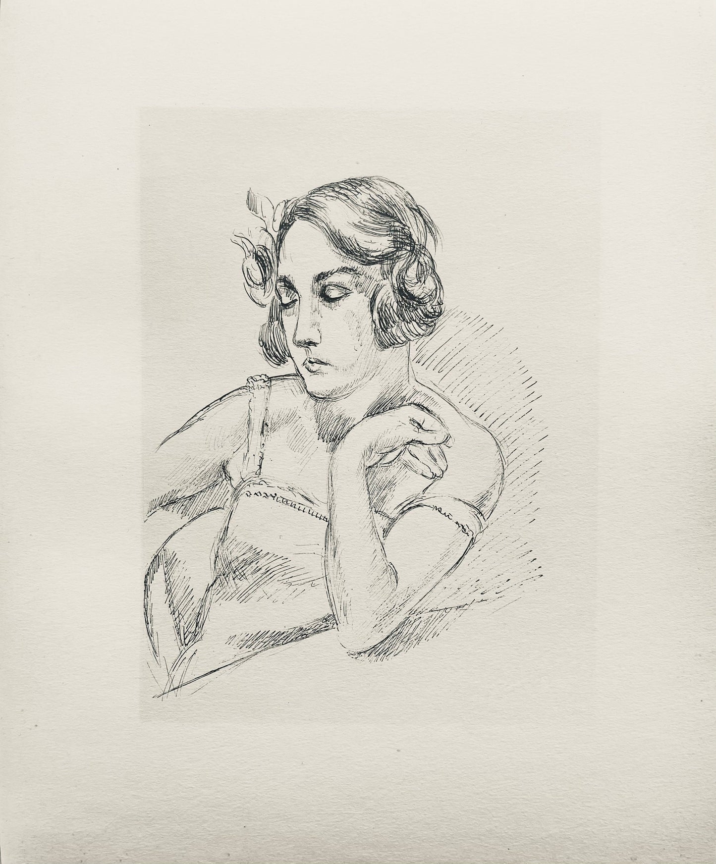 Henri Matisse, Composition (Dutel 3), Dessins De Henri-Matisse, Lithograph