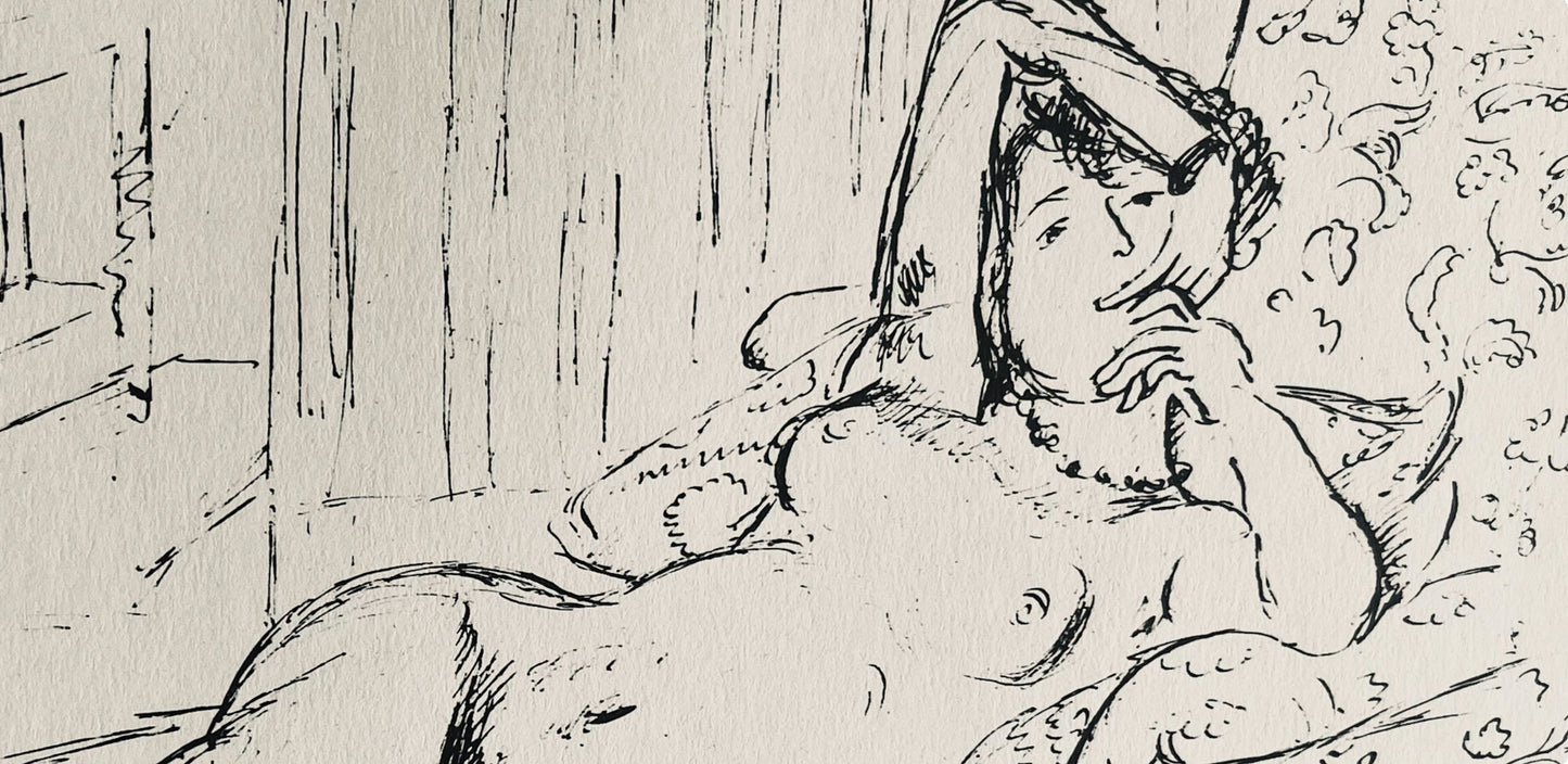 Henri Matisse, Composition (Dutel 3), Dessins De Henri-Matisse, Lithograph