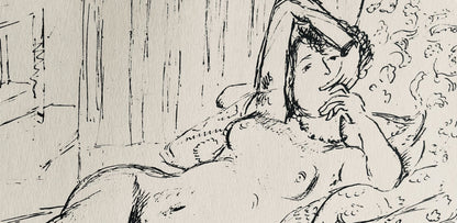 Henri Matisse, Composition (Dutel 3), Dessins De Henri-Matisse, Lithograph