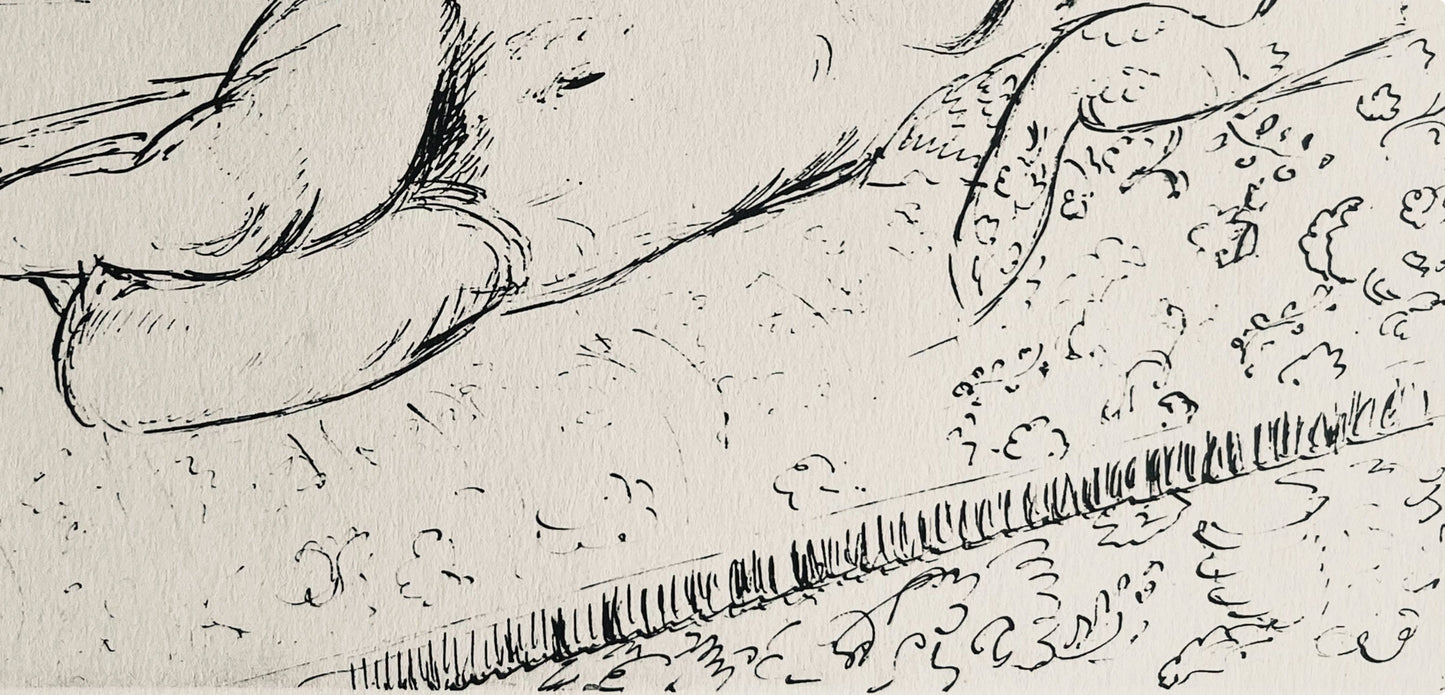 Henri Matisse, Composition (Dutel 3), Dessins De Henri-Matisse, Lithograph