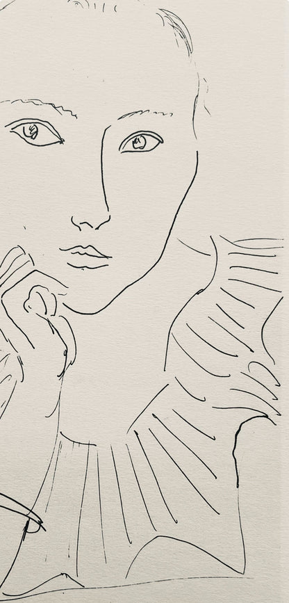 Henri Matisse, Composition (Dutel 3), Dessins De Henri-Matisse, Lithograph