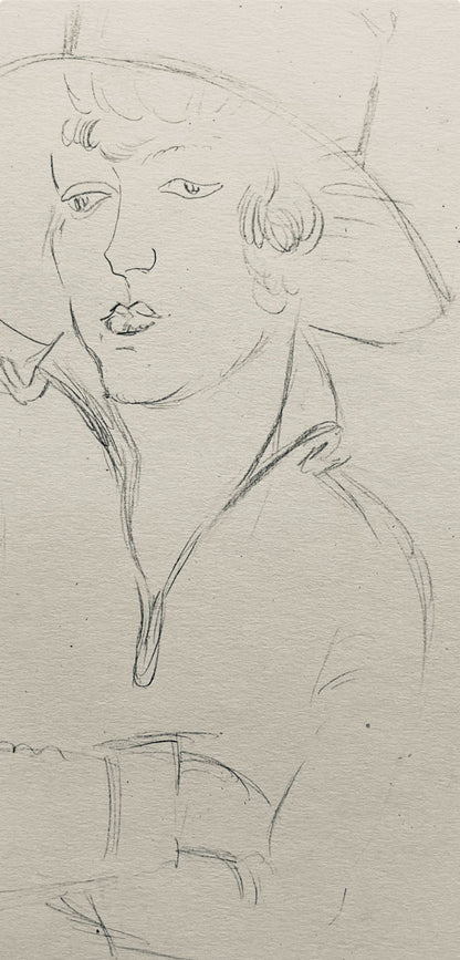 Henri Matisse, Composition (Dutel 3), Dessins De Henri-Matisse, Lithograph