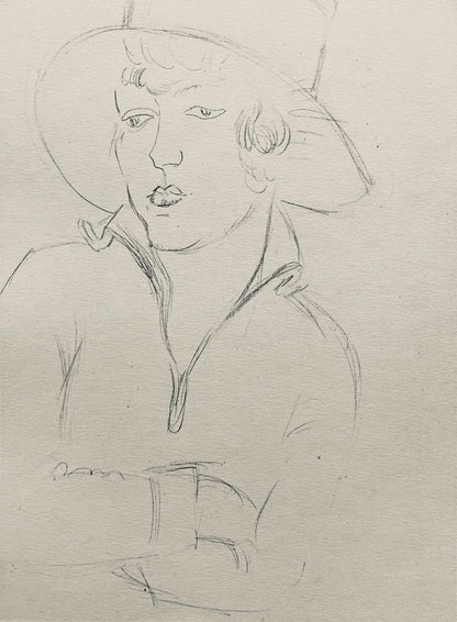 Henri Matisse, Composition (Dutel 3), Dessins De Henri-Matisse, Lithograph