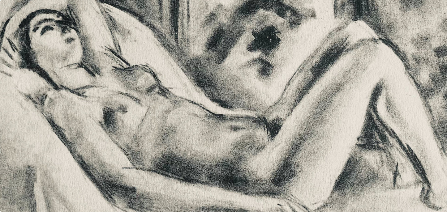 Henri Matisse, Composition (Dutel 3), Dessins De Henri-Matisse, Lithograph