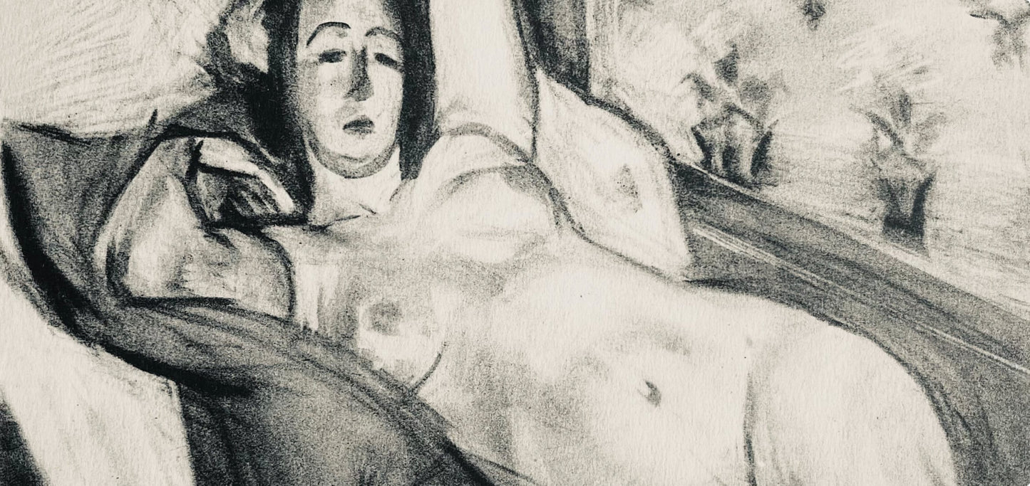 Henri Matisse, Composition (Dutel 3), Dessins De Henri-Matisse, Lithograph