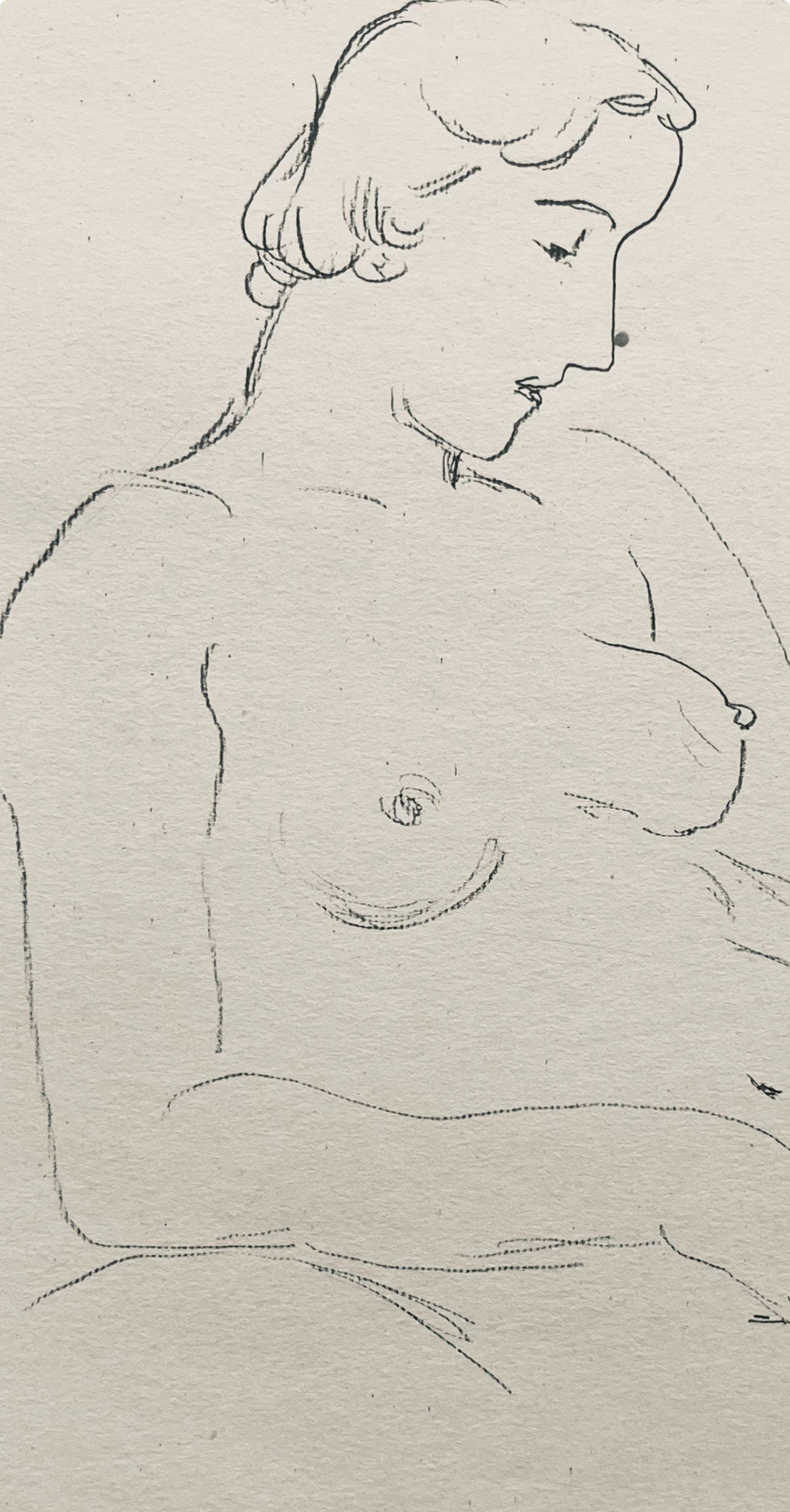 Henri Matisse, Composition (Dutel 3), Dessins De Henri-Matisse, Lithograph