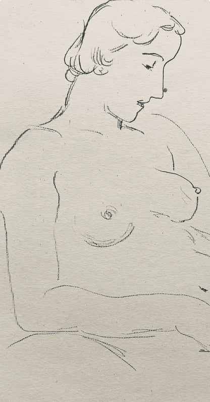 Henri Matisse, Composition (Dutel 3), Dessins De Henri-Matisse, Lithograph