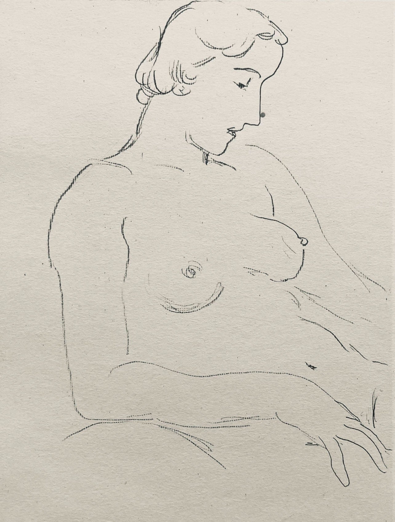 Henri Matisse, Composition (Dutel 3), Dessins De Henri-Matisse, Lithograph