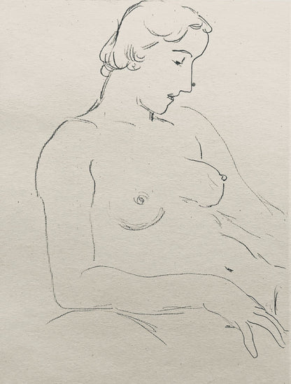 Henri Matisse, Composition (Dutel 3), Dessins De Henri-Matisse, Lithograph