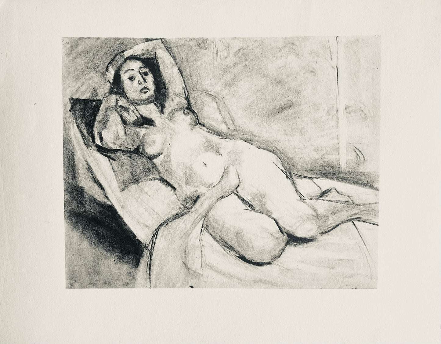 Henri Matisse, Composition (Dutel 3), Dessins De Henri-Matisse, Lithograph