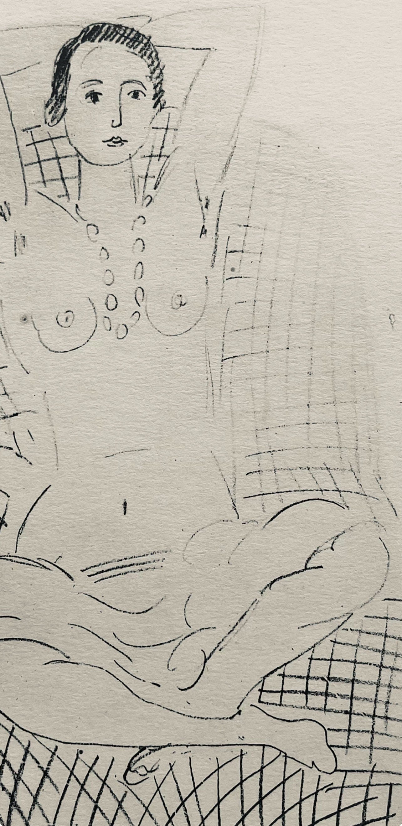 Henri Matisse, Composition (Dutel 3), Dessins De Henri-Matisse, Lithograph