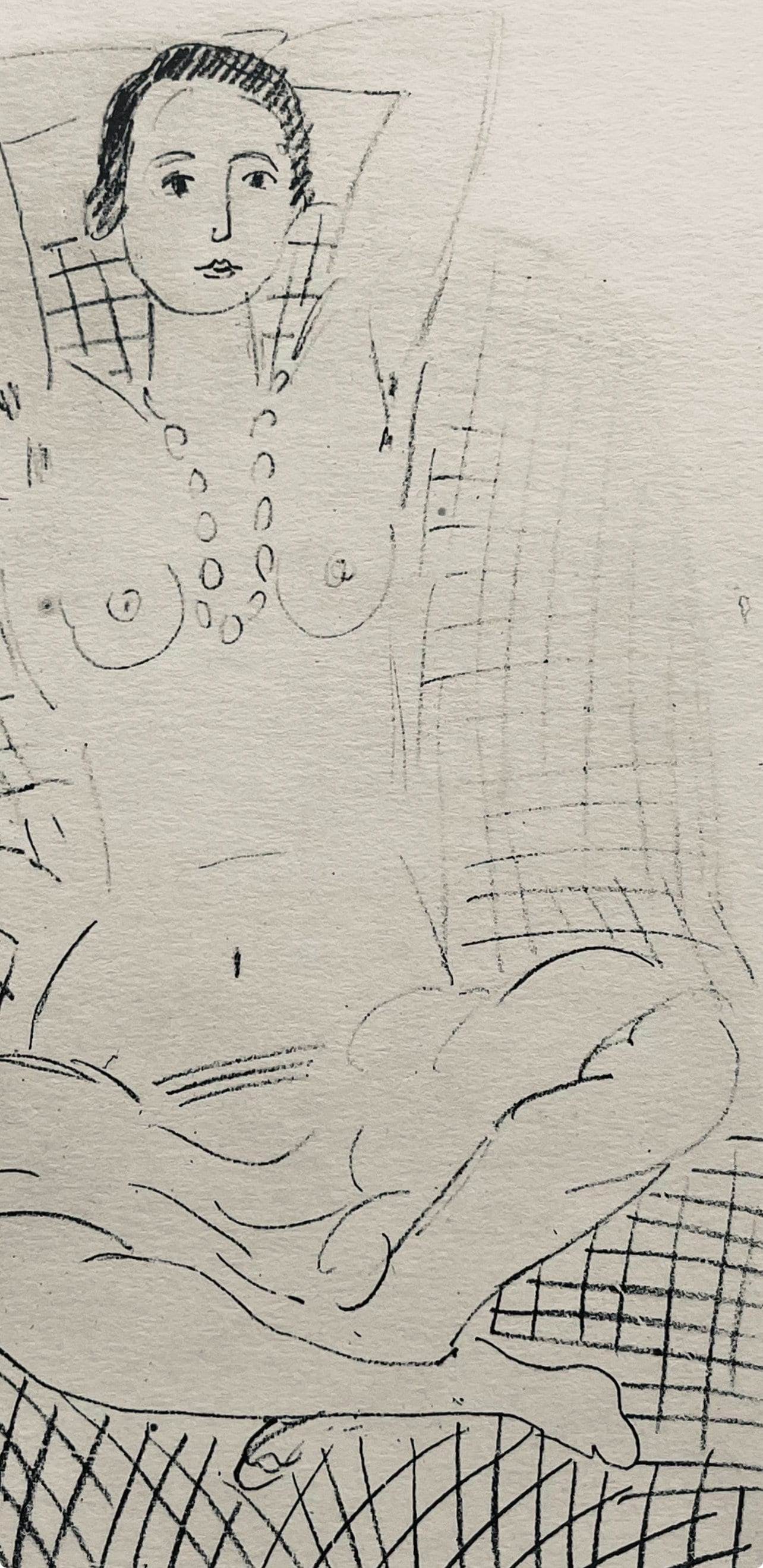 Henri Matisse, Composition (Dutel 3), Dessins De Henri-Matisse, Lithograph