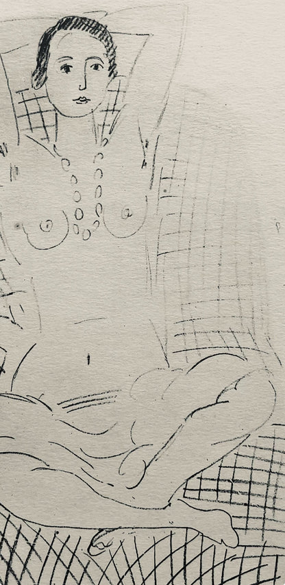 Henri Matisse, Composition (Dutel 3), Dessins De Henri-Matisse, Lithograph