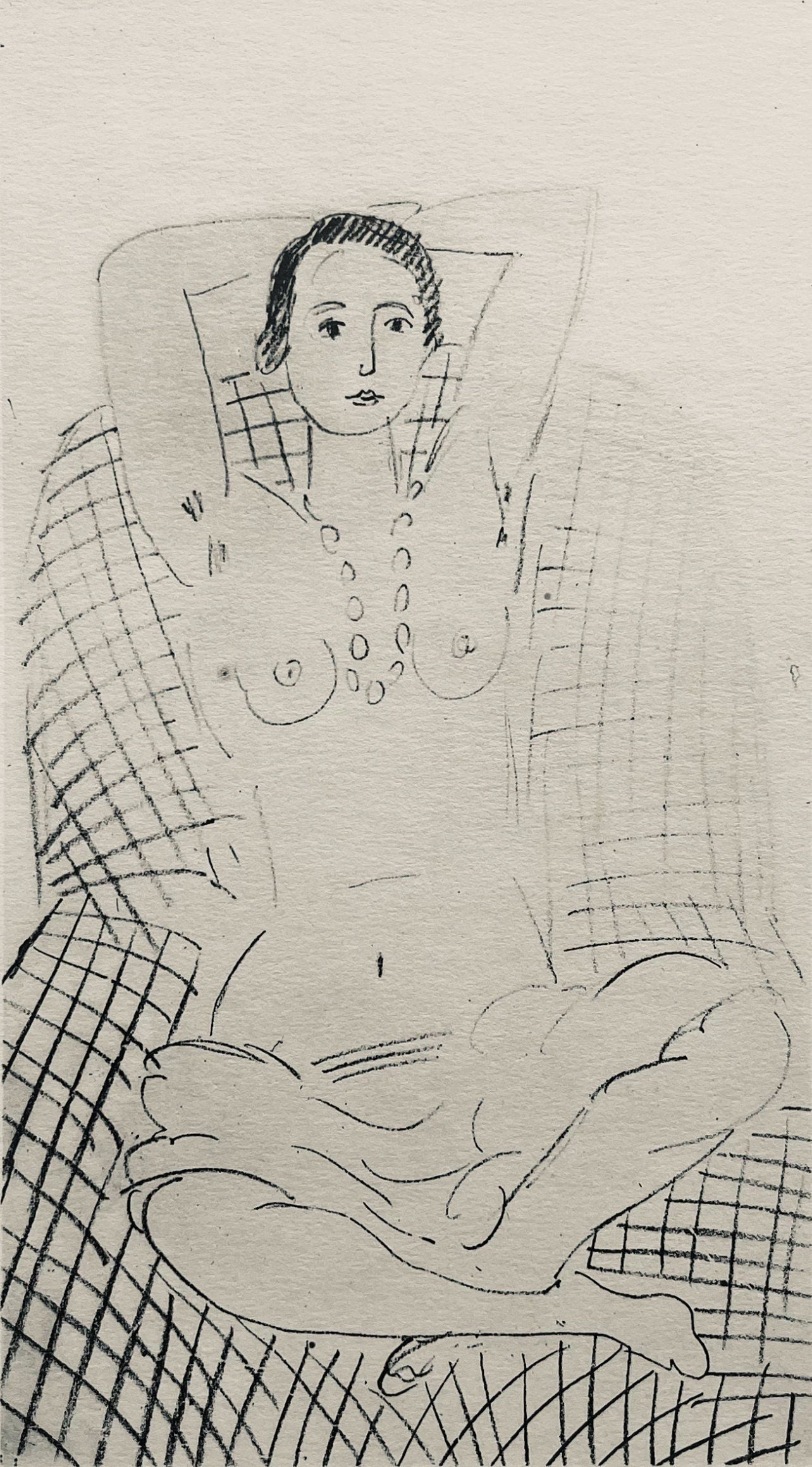 Henri Matisse, Composition (Dutel 3), Dessins De Henri-Matisse, Lithograph