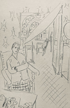 Henri Matisse, Composition (Dutel 3), Dessins De Henri-Matisse, Lithograph