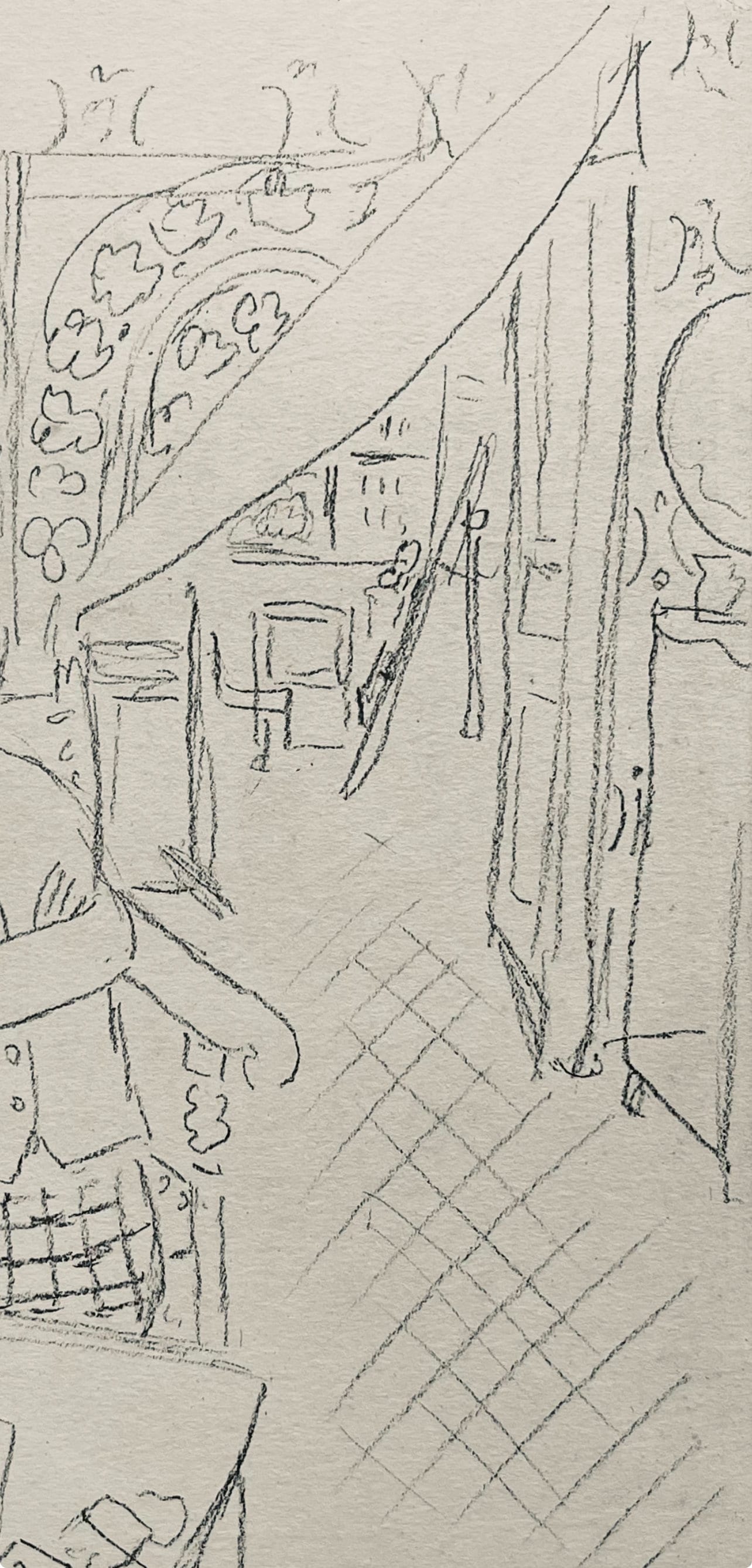 Henri Matisse, Composition (Dutel 3), Dessins De Henri-Matisse, Lithograph