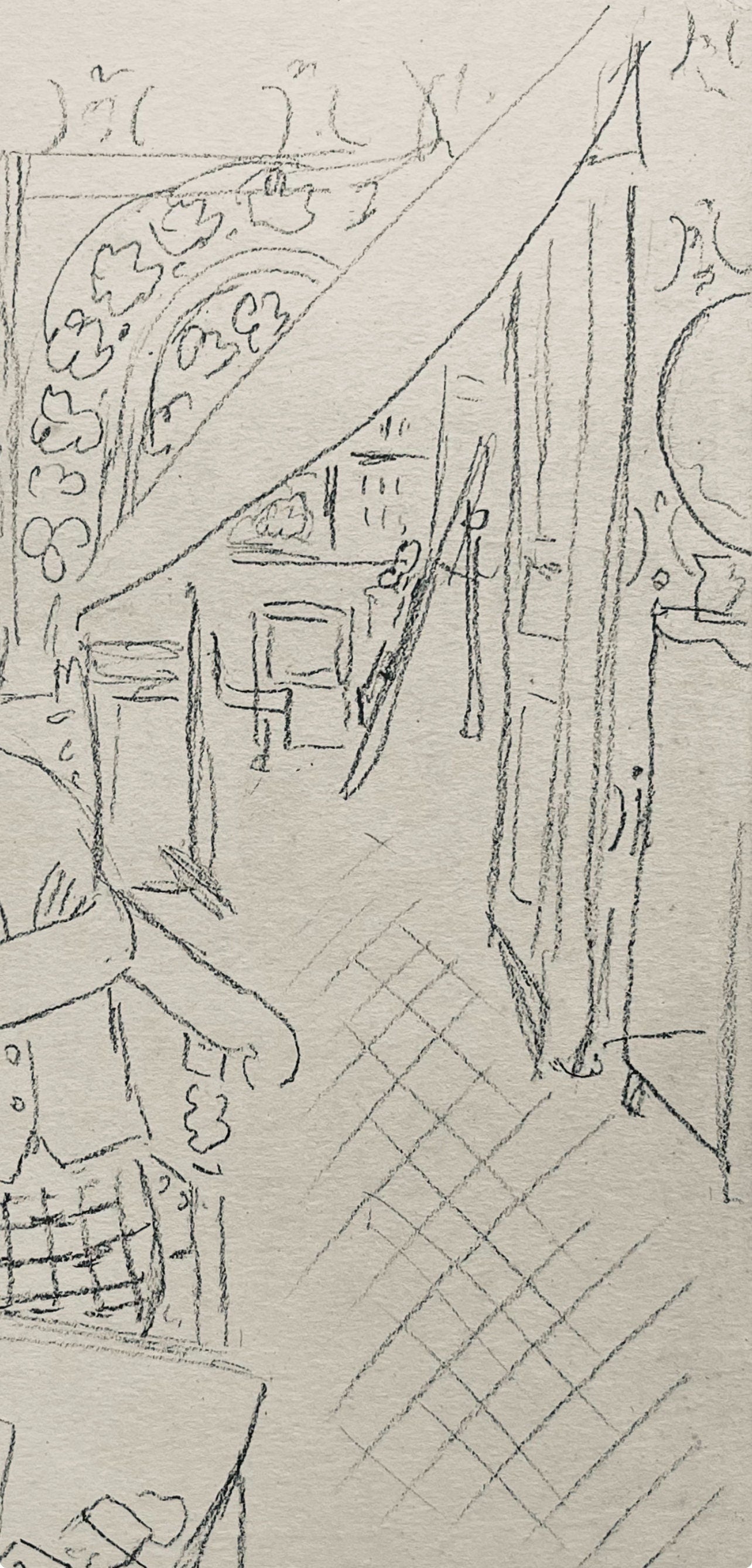 Henri Matisse, Composition (Dutel 3), Dessins De Henri-Matisse, Lithograph