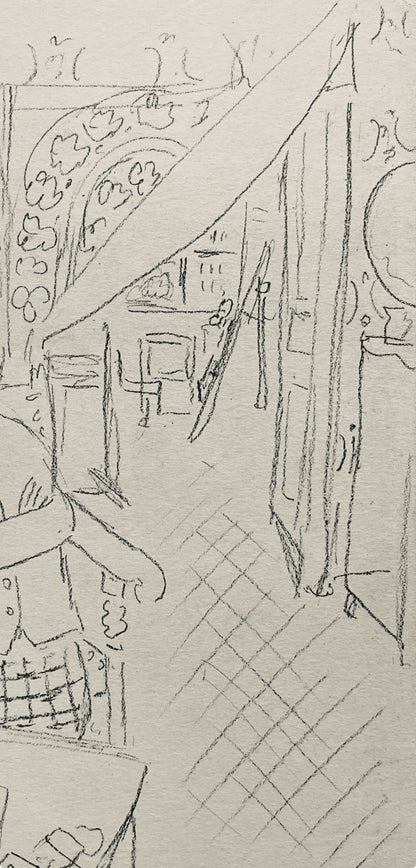 Henri Matisse, Composition (Dutel 3), Dessins De Henri-Matisse, Lithograph