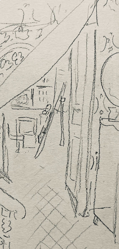 Henri Matisse, Composition (Dutel 3), Dessins De Henri-Matisse, Lithograph