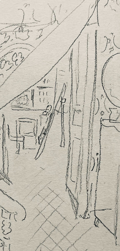 Henri Matisse, Composition (Dutel 3), Dessins De Henri-Matisse, Lithograph