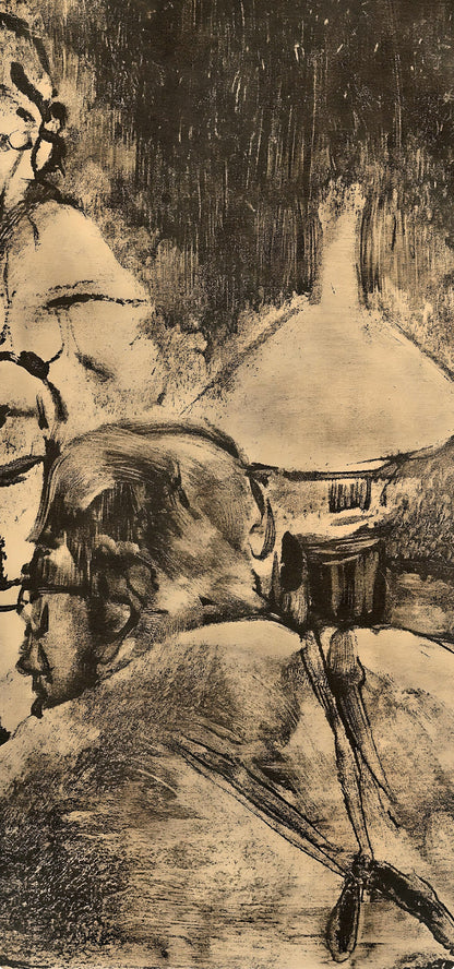 Edgar Degas, Famille Cardinal, E. Degas Monotypes, Monotype