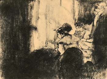 Edgar Degas, La Loge, E. Degas Monotypes, Monotype