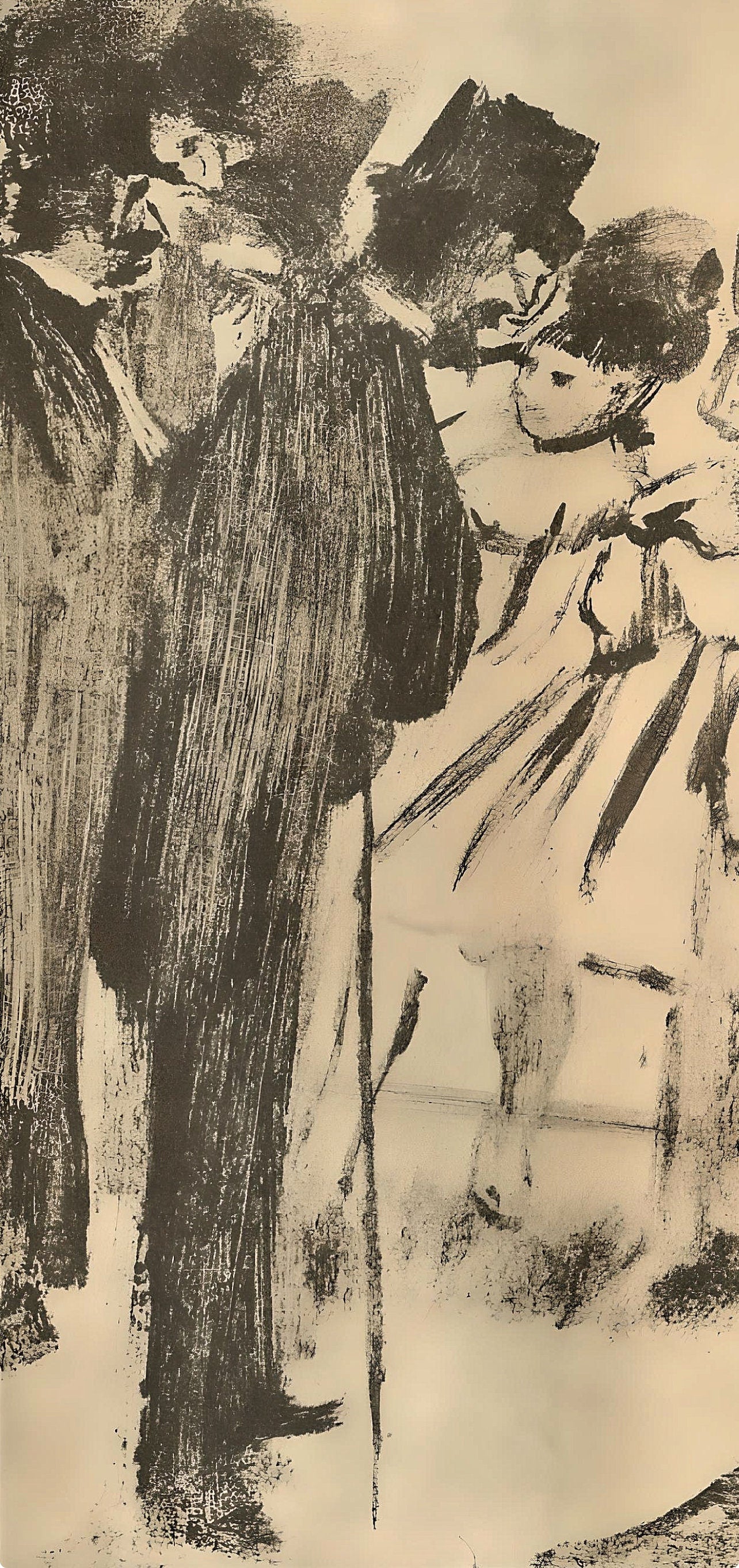 Edgar Degas, Famille Cardinal, E. Degas Monotypes, Monotype