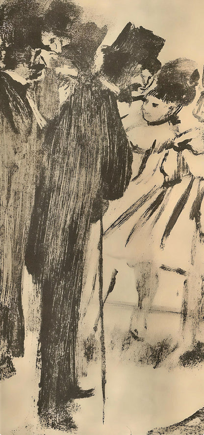 Edgar Degas, Famille Cardinal, E. Degas Monotypes, Monotype