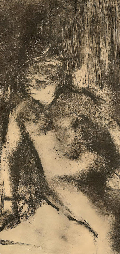 Edgar Degas, Le Coucher, E. Degas Monotypes, Monotype