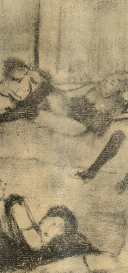 Edgar Degas, Au Salon, E. Degas Monotypes, Monotype