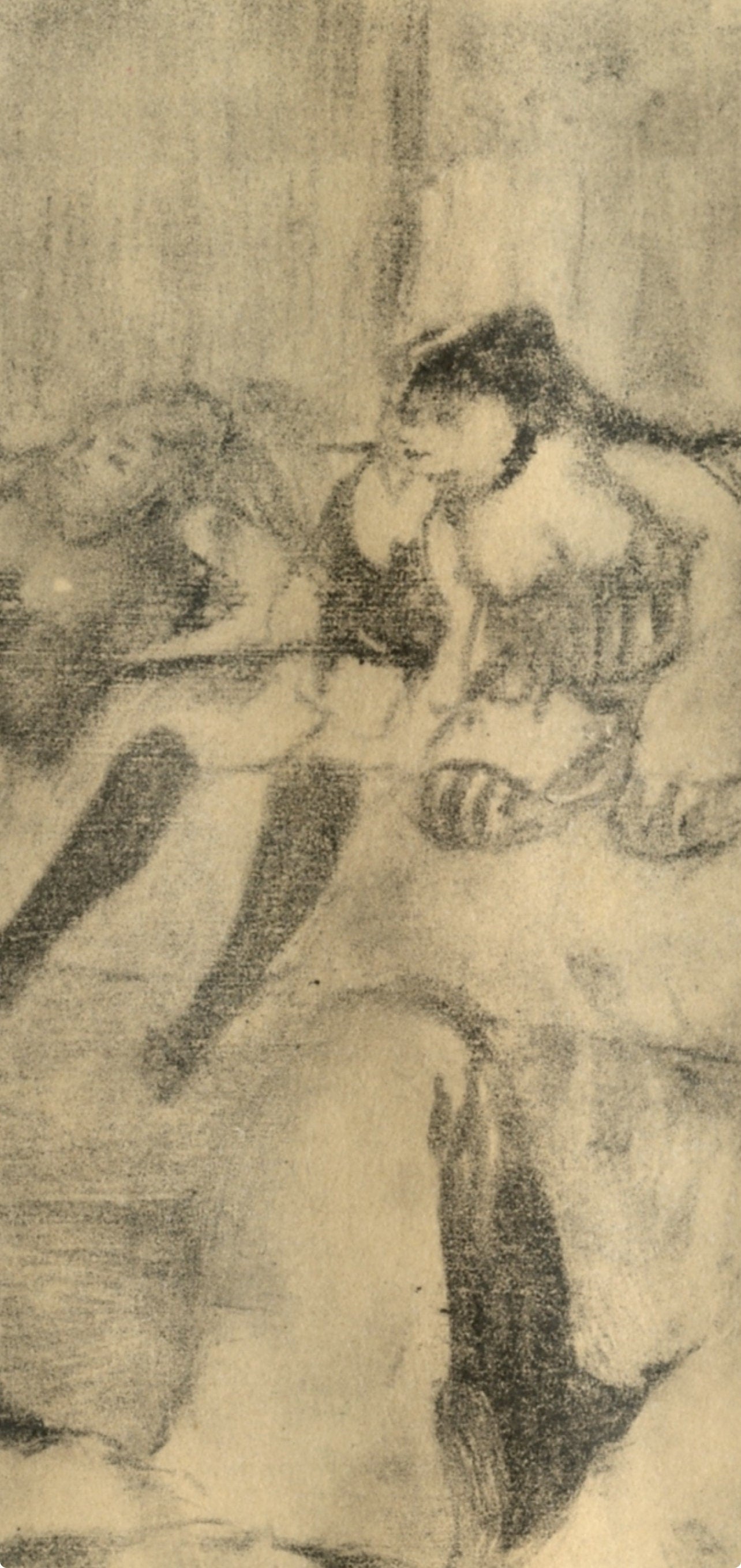 Edgar Degas, Au Salon, E. Degas Monotypes, Monotype