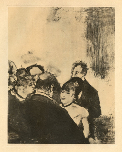 Edgar Degas, Famille Cardinal, E. Degas Monotypes, Monotype