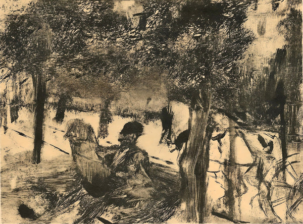 Edgar Degas, Avenue Du Bois-De-Bologne, E. Degas Monotypes, Monotype