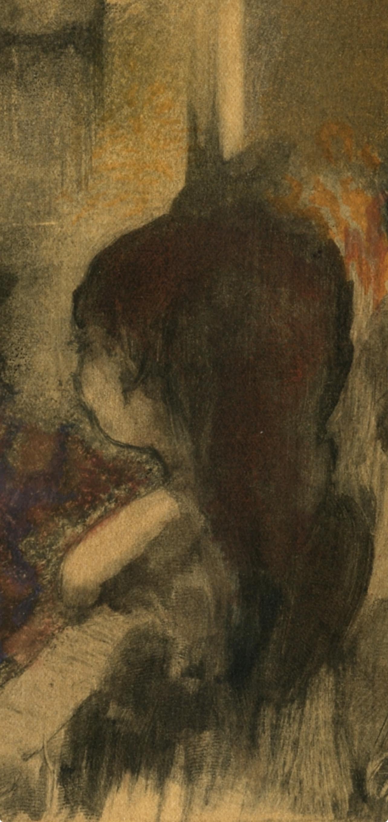 Edgar Degas, Trois Femmes De Dos, E. Degas Monotypes, Monotype