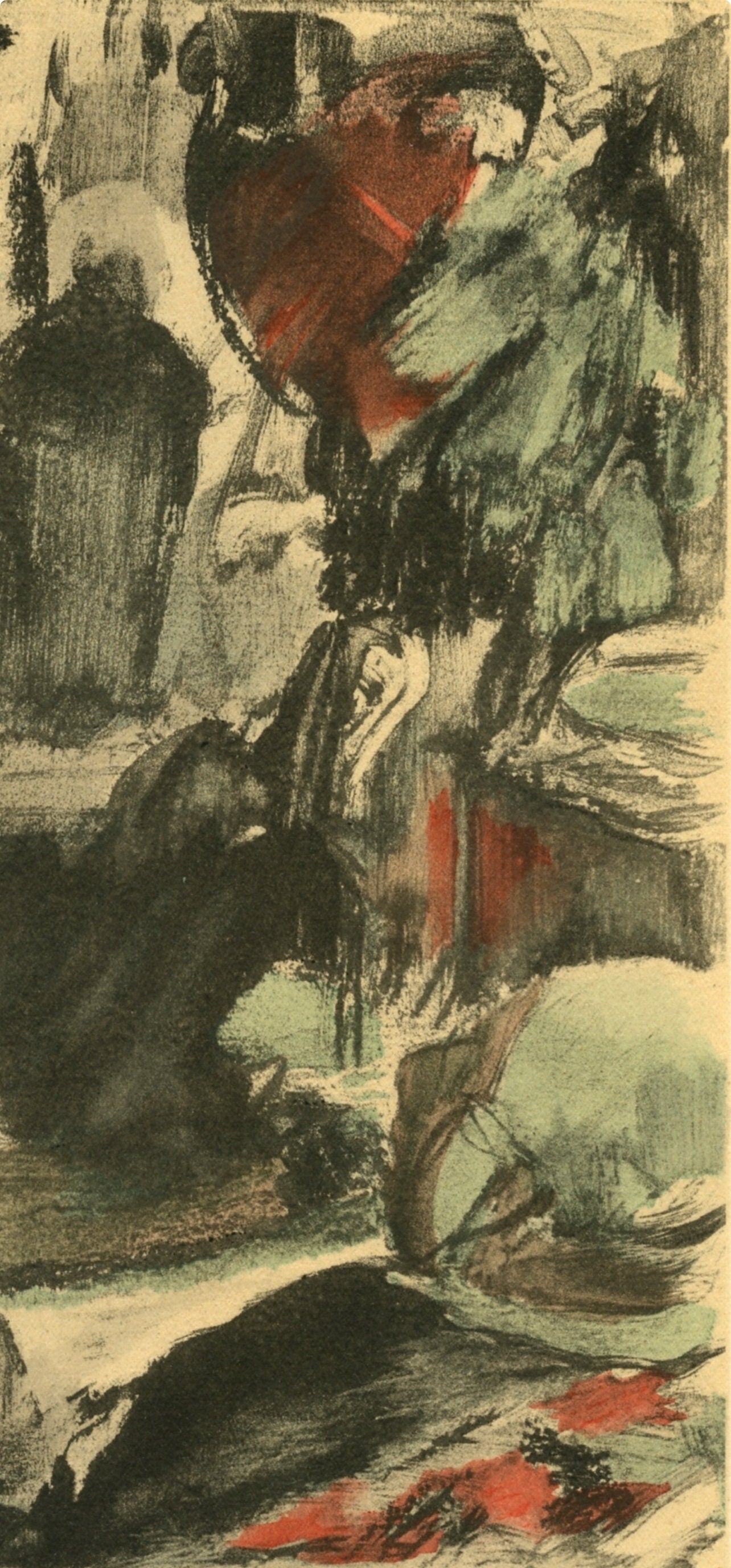 Edgar Degas, Famille Cardinal, E. Degas Monotypes, Monotype