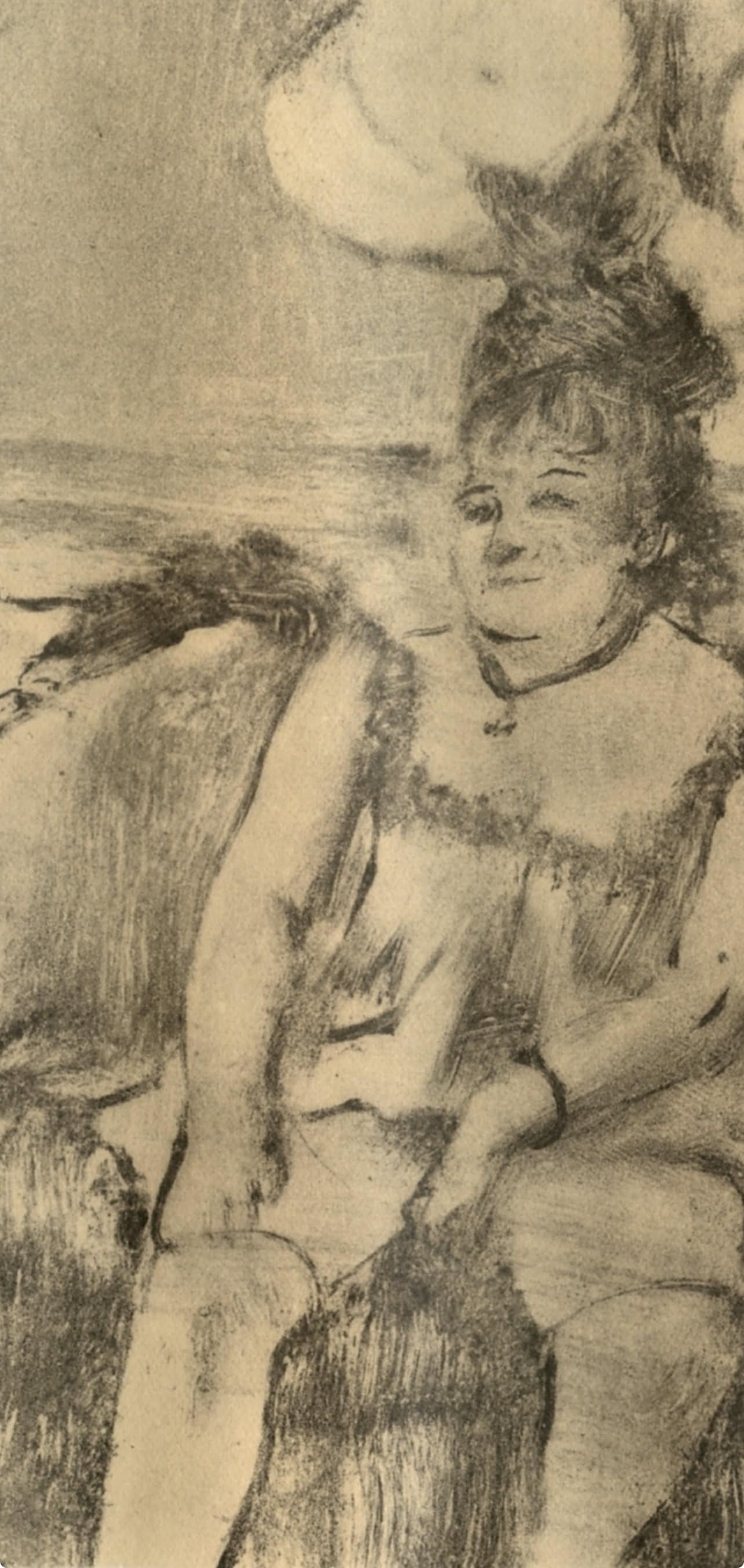 Edgar Degas, Au Salon, E. Degas Monotypes, Monotype