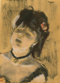 Edgar Degas, La Chanteuse Du Cafe-Concert, E. Degas Monotypes, Monotype