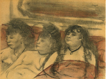 Edgar Degas, Au Salon, E. Degas Monotypes, Monotype