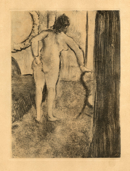 Edgar Degas, Nu Debout, E. Degas Monotypes, Monotype