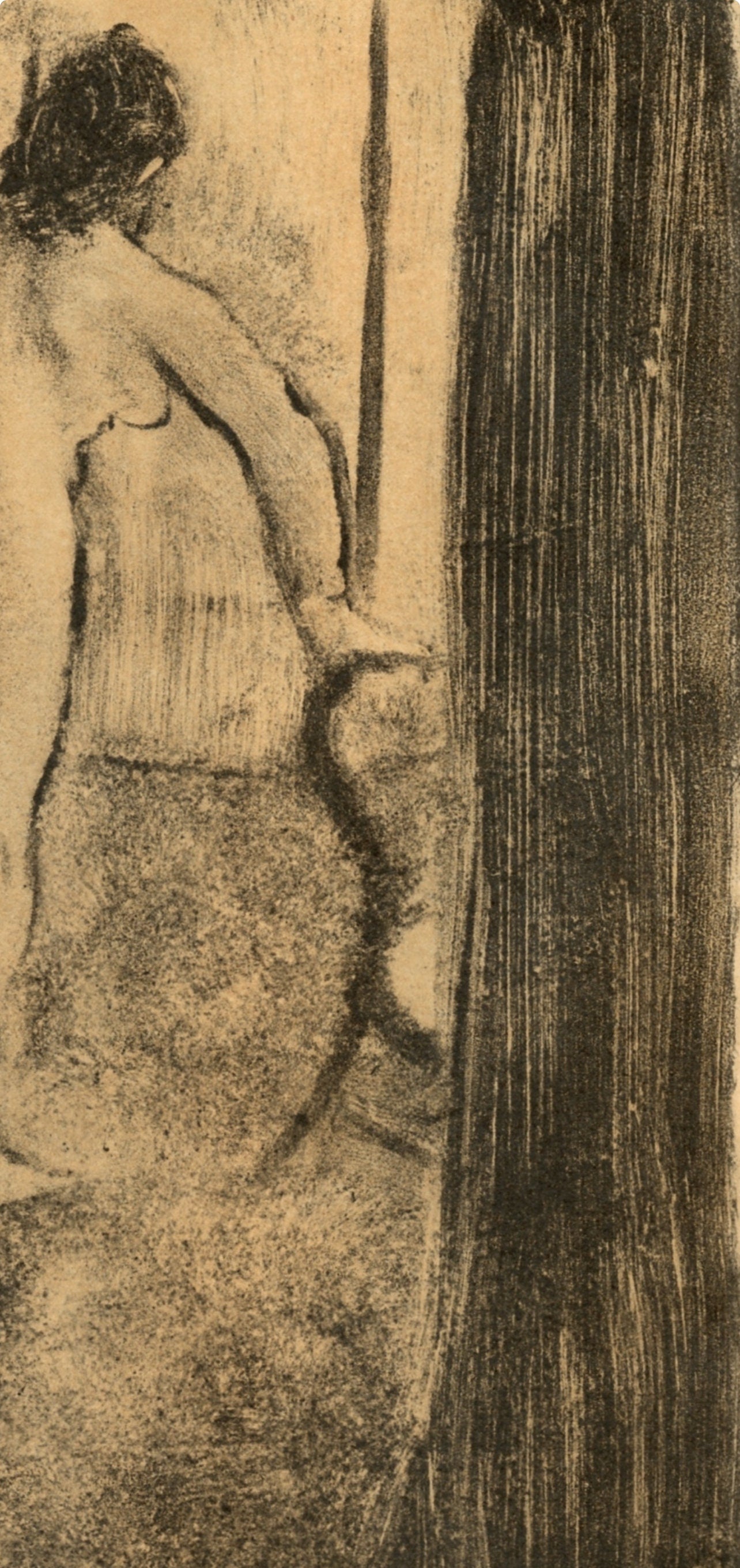 Edgar Degas, Nu Debout, E. Degas Monotypes, Monotype