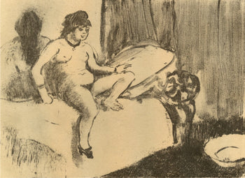 Edgar Degas, Attente, E. Degas Monotypes, Monotype
