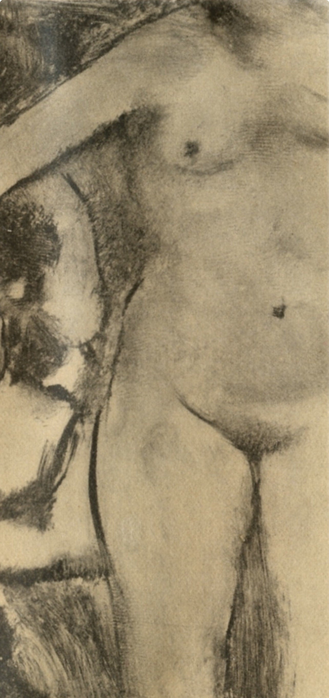 Edgar Degas, Petite Fete De La Patronne, E. Degas Monotypes, Monotype