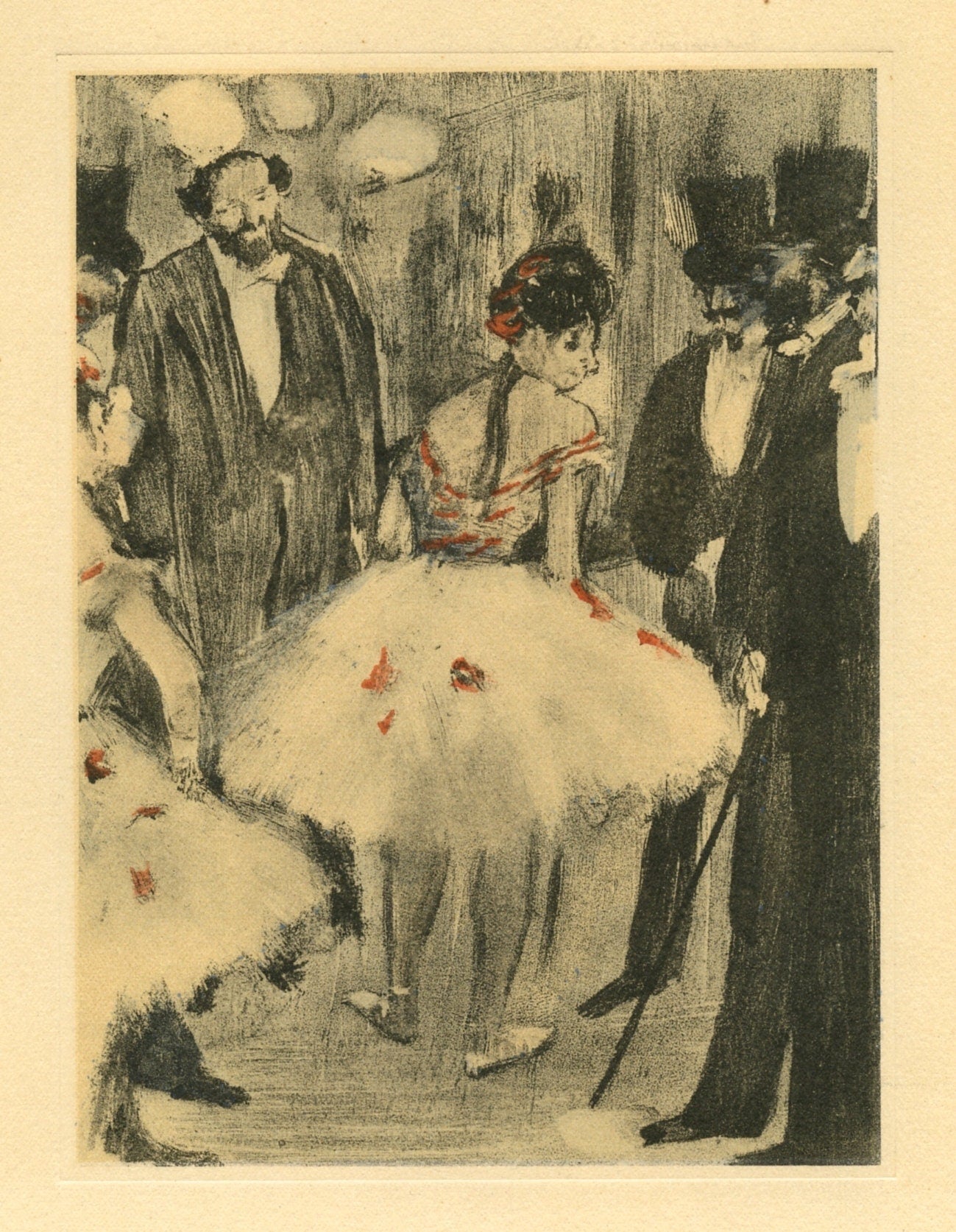 Edgar Degas, Famille Cardinal, E. Degas Monotypes, Monotype
