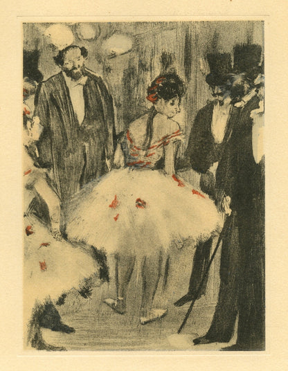 Edgar Degas, Famille Cardinal, E. Degas Monotypes, Monotype