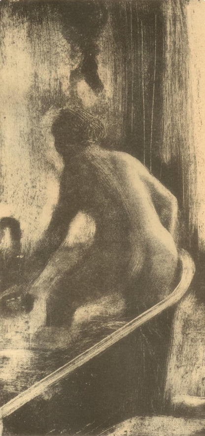 Edgar Degas, Femme Dans La Baignoire, E. Degas Monotypes, Monotype