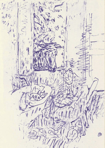 Pierre Bonnard, Composition (Terrasse 54), Pierre Bonnard Correspondences, Lithograph