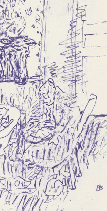 Pierre Bonnard, Composition (Terrasse 54), Pierre Bonnard Correspondences, Lithograph