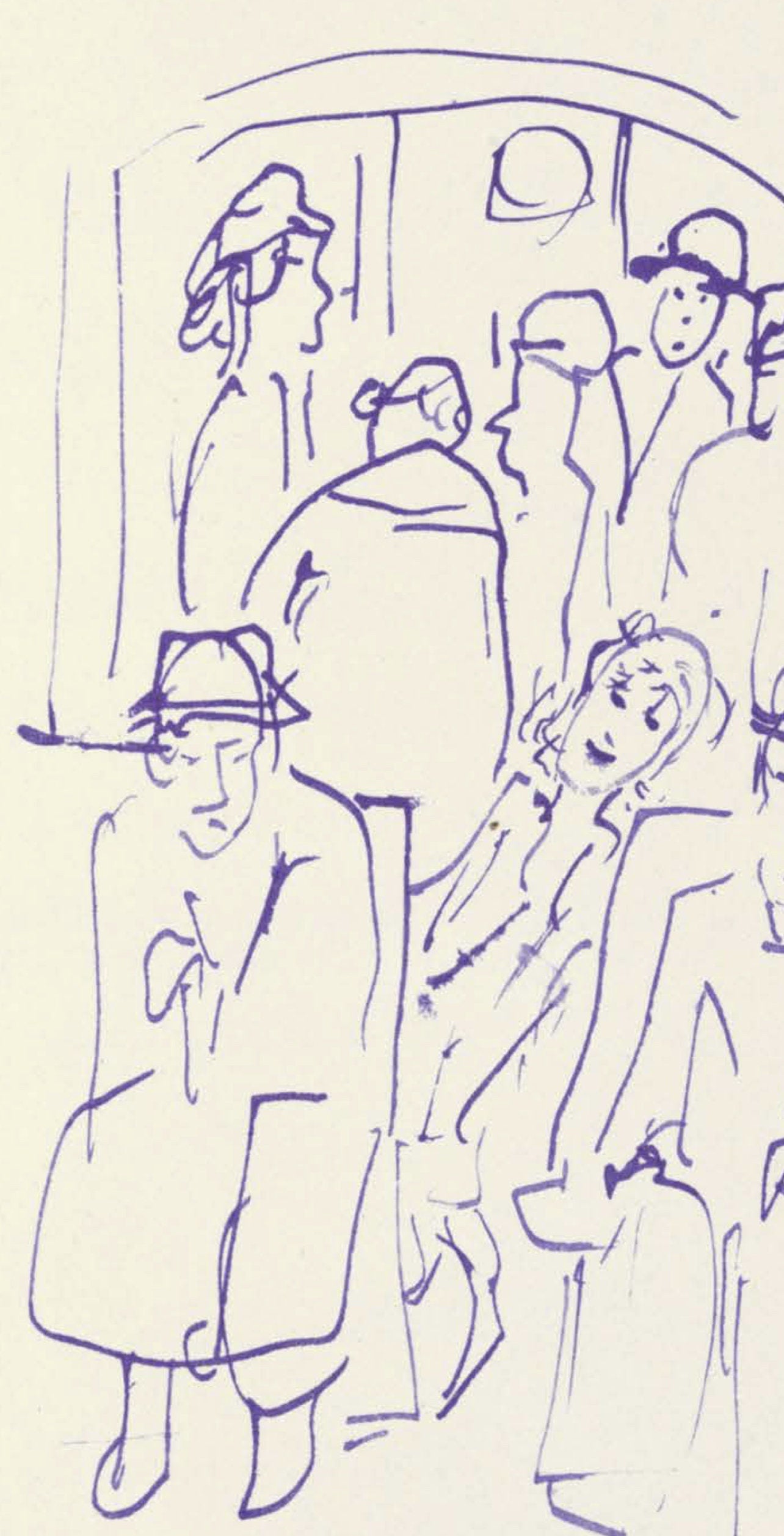 Pierre Bonnard, Composition (Terrasse 54), Pierre Bonnard Correspondences, Lithograph